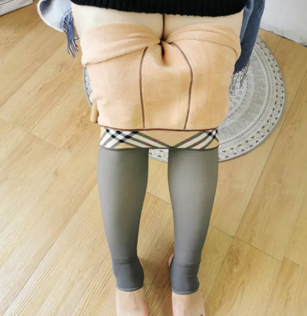 Leggings Nude en Velours Doux - Confort & Élégance (Promotion)