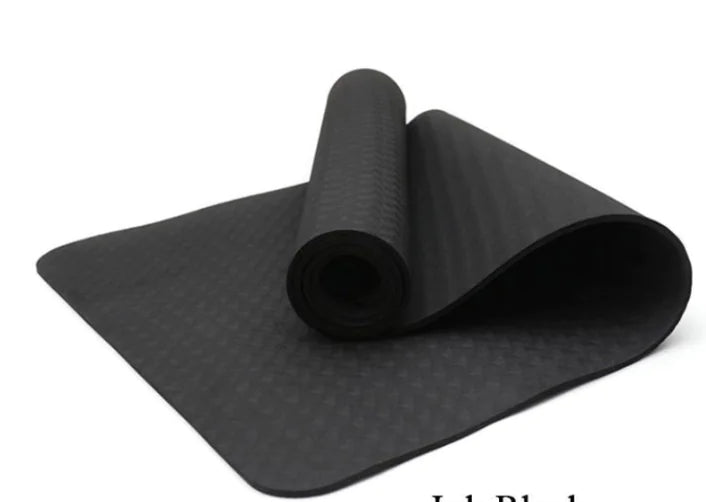 Tapis de Yoga Épais Antidérapant TPE - Confort Premium pour Yoga, Pilates & Fitness