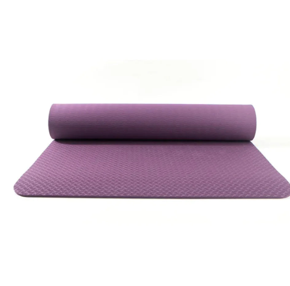 Tapis de Yoga Épais Antidérapant TPE - Confort Premium pour Yoga, Pilates & Fitness
