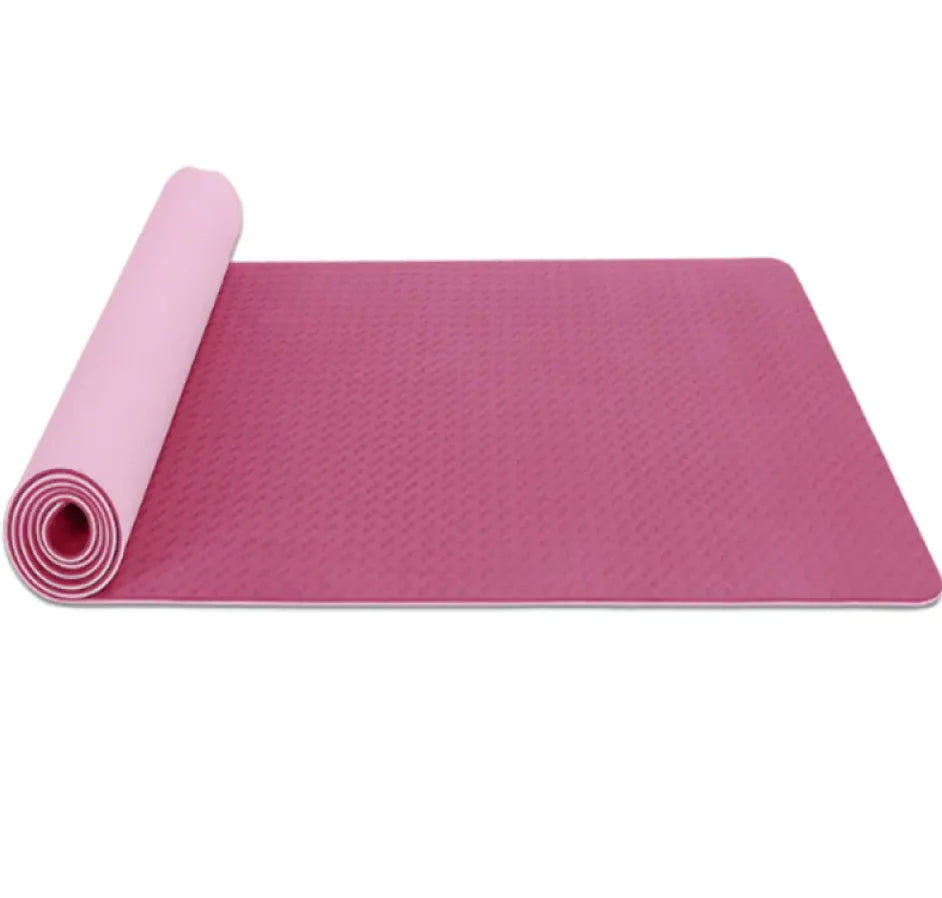 Tapis de Yoga Épais Antidérapant TPE - Confort Premium pour Yoga, Pilates & Fitness