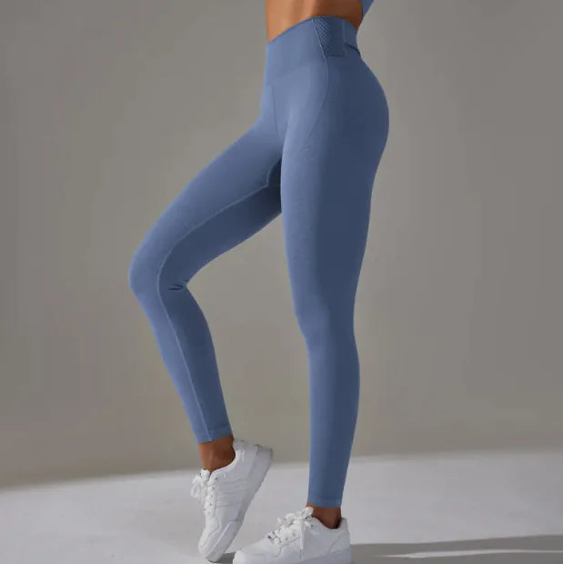 Pantalon de Yoga Taille Haute Sans Couture - Confort & Performance