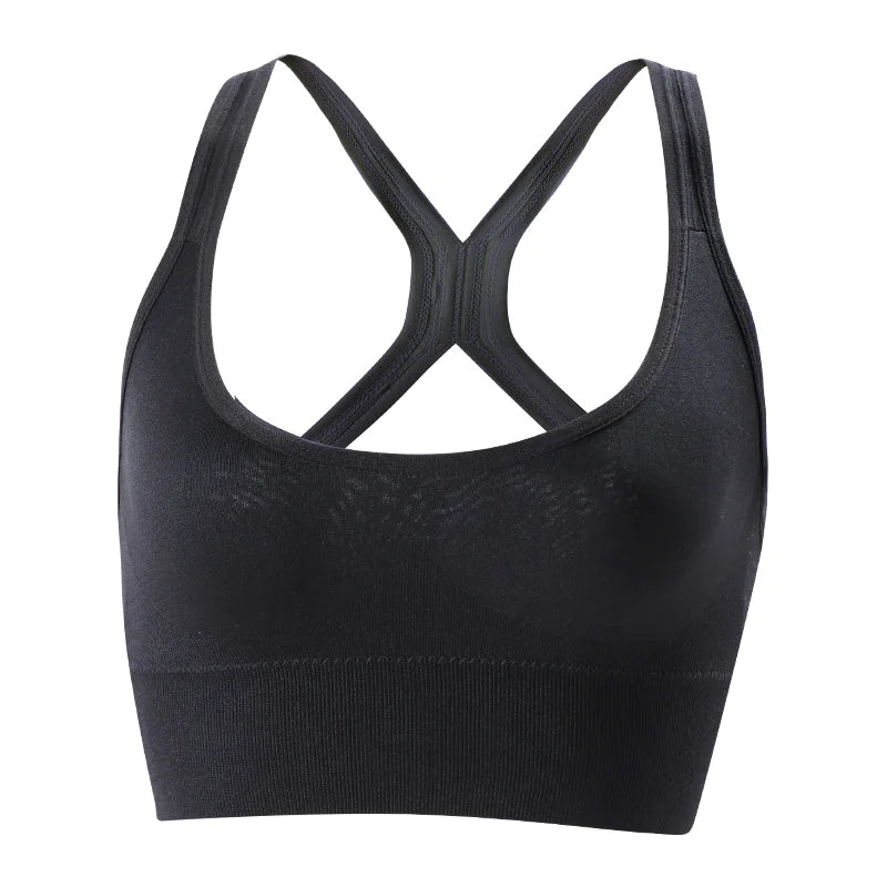 Women's Seamless Sports Bra - Premium Support &amp; Comfort