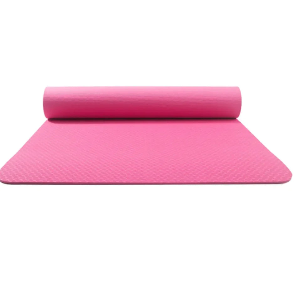 Tapis de Yoga Épais Antidérapant TPE - Confort Premium pour Yoga, Pilates & Fitness