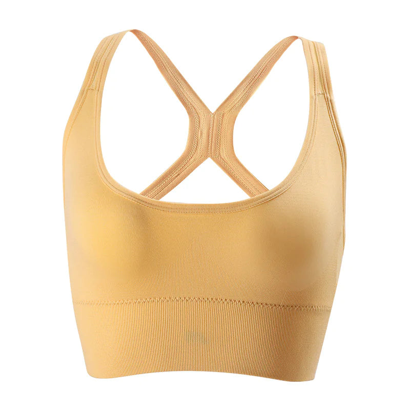 Women's Seamless Sports Bra - Premium Support &amp; Comfort