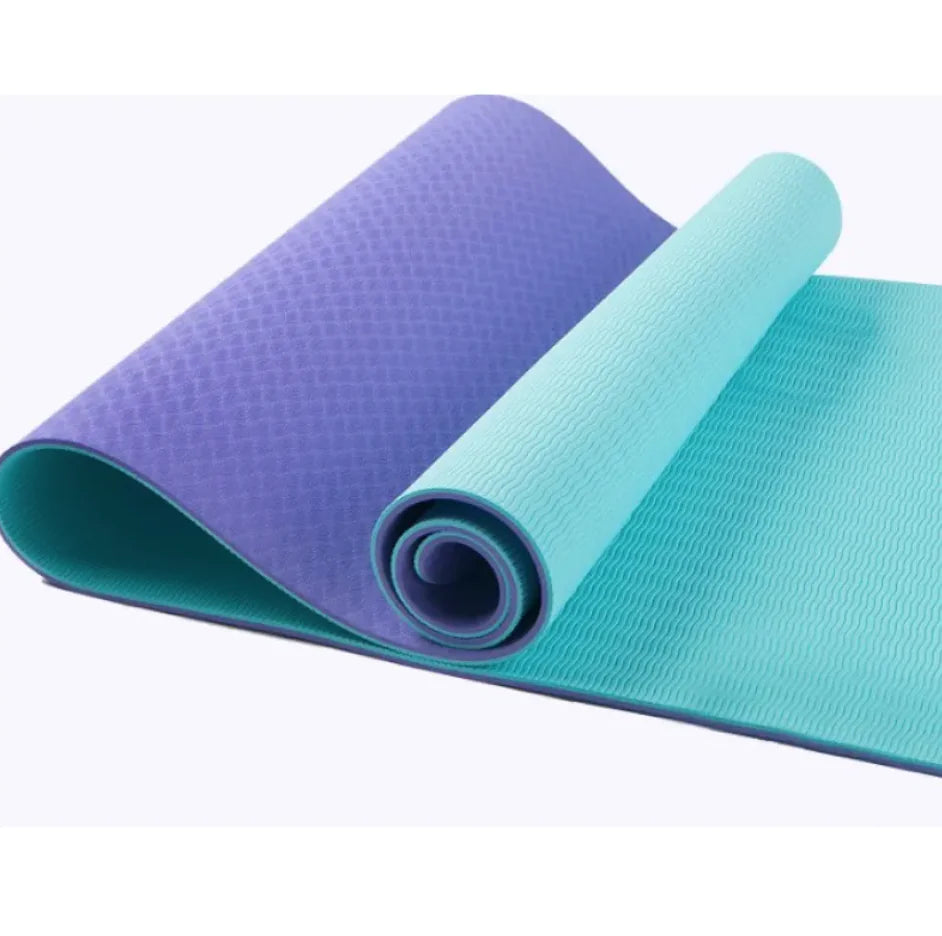 Tapis de Yoga Épais Antidérapant TPE - Confort Premium pour Yoga, Pilates & Fitness
